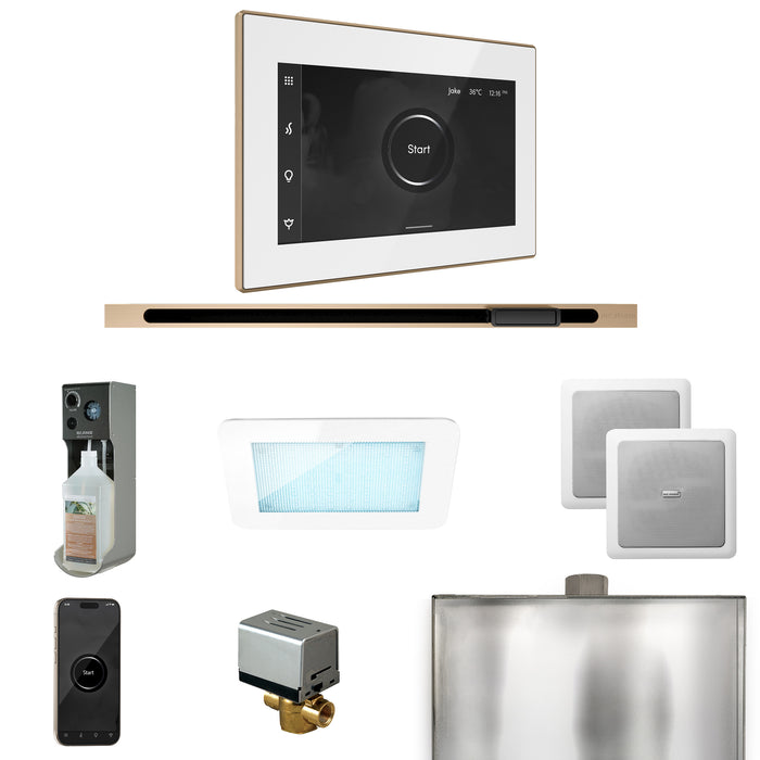 XDream Steam Shower Control Package with iSteamX Control and Linear Steamhead