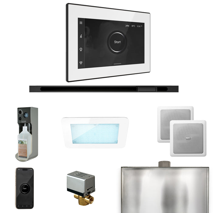 XDream Steam Shower Control Package with iSteamX Control and Linear Steamhead