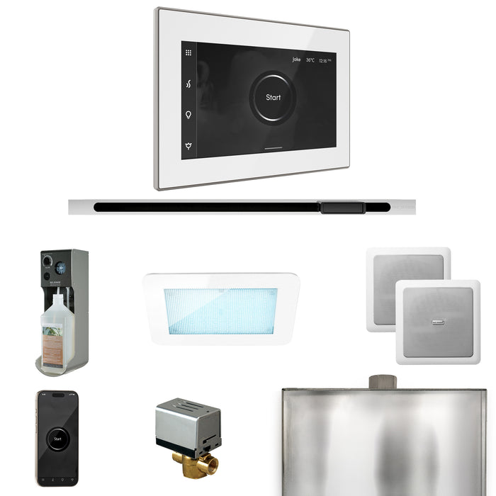 XDream Steam Shower Control Package with iSteamX Control and Linear Steamhead