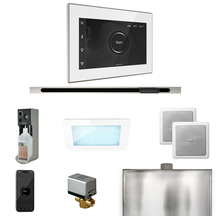 XDream Steam Shower Control Package with iSteamX Control and Linear Steamhead