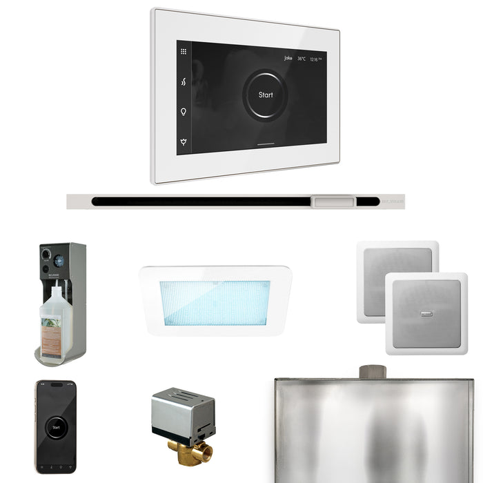 XDream Steam Shower Control Package with iSteamX Control and Linear Steamhead