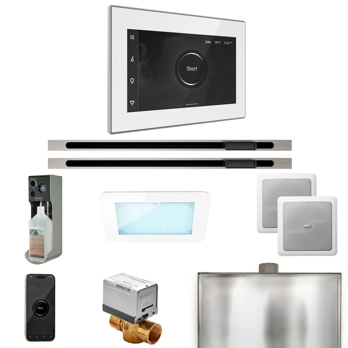 XDream Max Steam Shower Control Package with iSteamX Control and Linear Steamhead