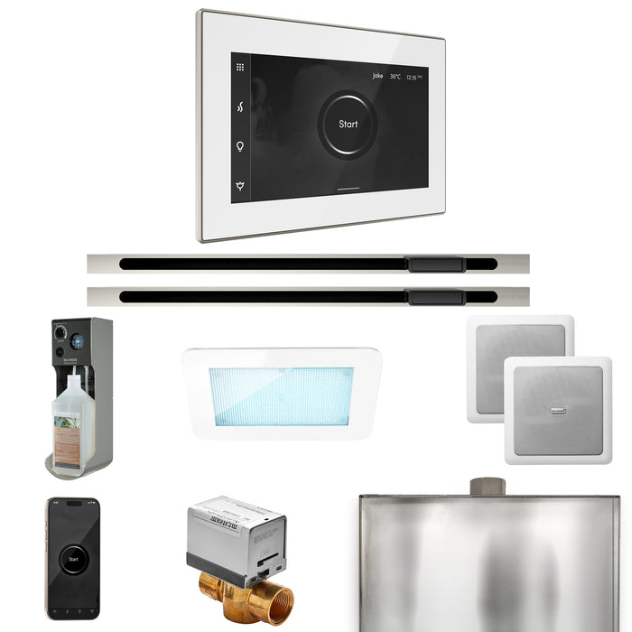 XDream Max Steam Shower Control Package with iSteamX Control and Linear Steamhead