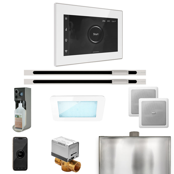 XDream Max Steam Shower Control Package with iSteamX Control and Linear Steamhead