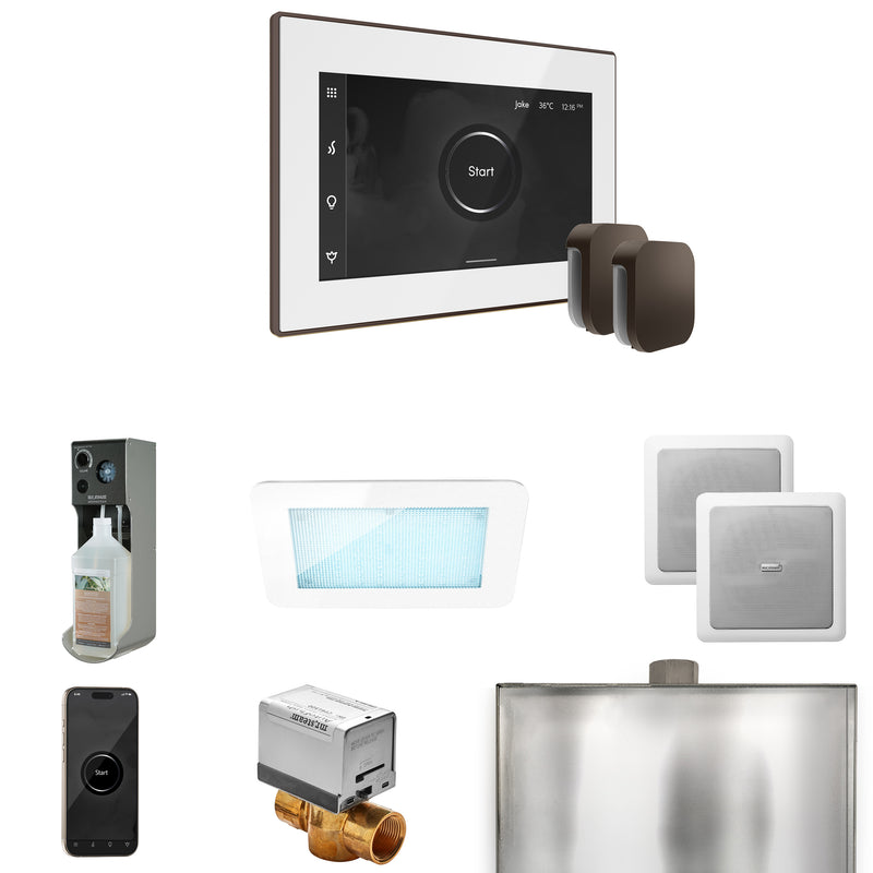 XDream Max Steam Shower Control Package with iSteamX Control and Steamhead
