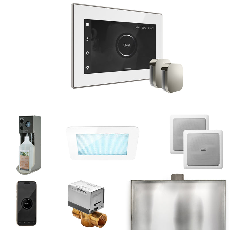 XDream Max Steam Shower Control Package with iSteamX Control and Steamhead
