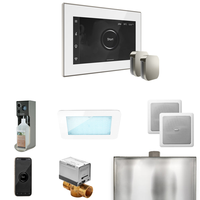 XDream Max Steam Shower Control Package with iSteamX Control and Steamhead