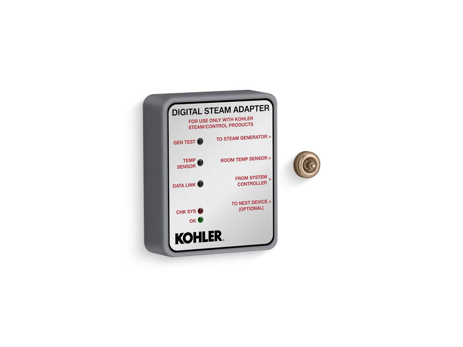 KOHLER DIGITAL STEAM ADAPTER KIT, SINGLE