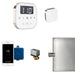 AirButler Steam Shower Control Package with AirTempo Control and Aroma Glass SteamHead - Sauna Heater Supply
