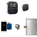 AirButler Steam Shower Control Package with AirTempo Control and Aroma Glass SteamHead - Sauna Heater Supply