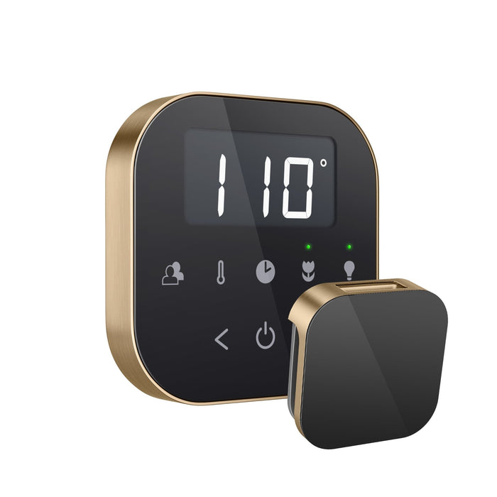 AirTempo Steam Shower Control and Aroma Glass SteamHead - Sauna Heater Supply