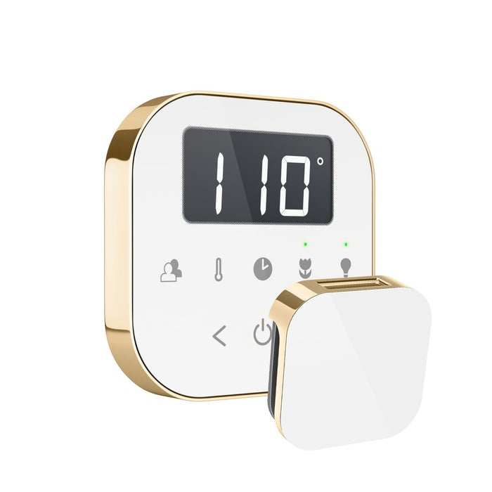 AirTempo Steam Shower Control and Aroma Glass SteamHead - Sauna Heater Supply