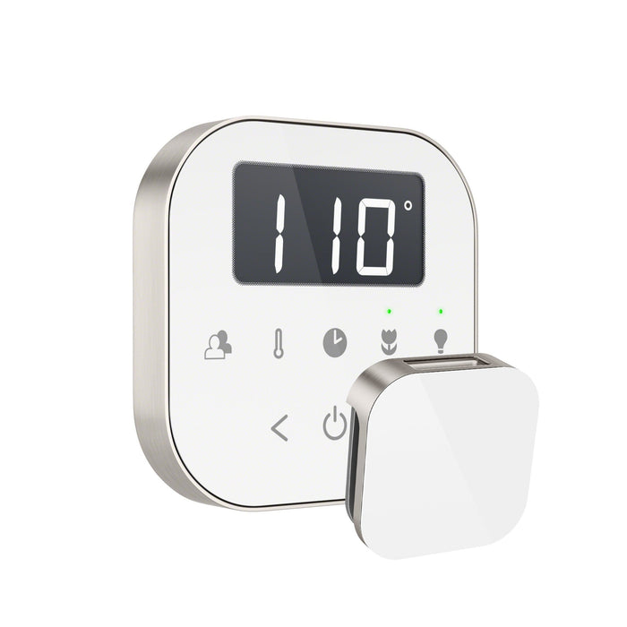 AirTempo Steam Shower Control and Aroma Glass SteamHead - Sauna Heater Supply
