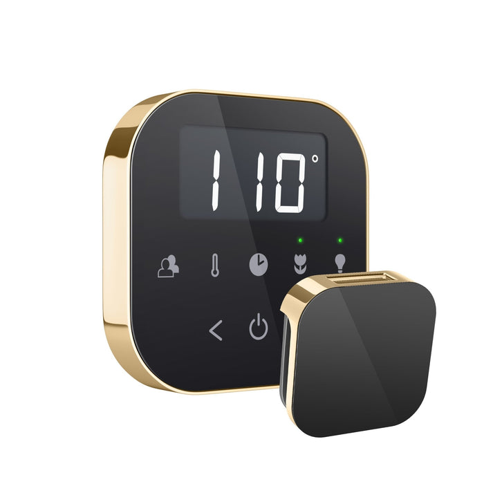 AirTempo Steam Shower Control and Aroma Glass SteamHead - Sauna Heater Supply
