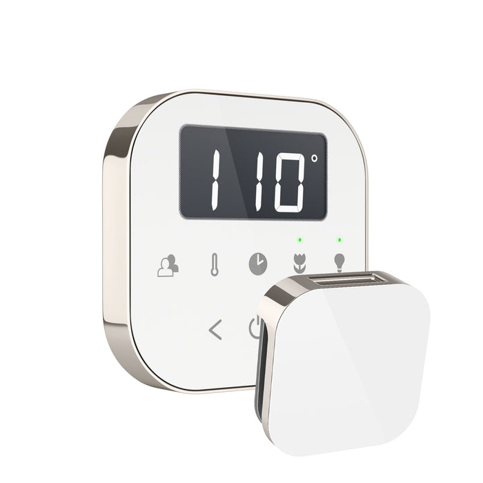 AirTempo Steam Shower Control and Aroma Glass SteamHead - Sauna Heater Supply