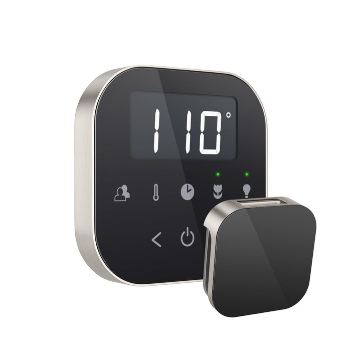 AirTempo Steam Shower Control and Aroma Glass SteamHead - Sauna Heater Supply