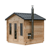 Dundalk CT Georgian 6 Person Outdoor Sauna - Sauna Heater Supply