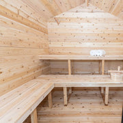 Dundalk CT Georgian 6 Person Outdoor Sauna - Sauna Heater Supply