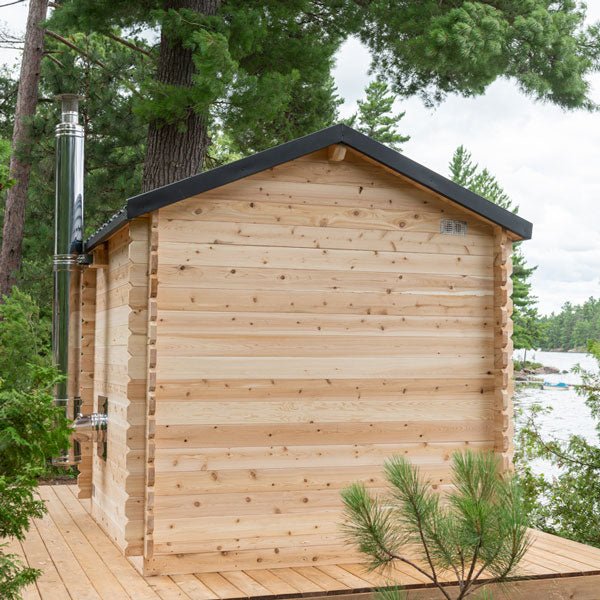 Dundalk CT Georgian 6 Person Outdoor Sauna - Sauna Heater Supply