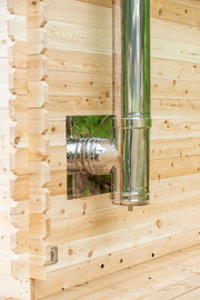 Dundalk CT Georgian 6 Person Outdoor Sauna - Sauna Heater Supply