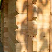 Dundalk CT Georgian 6 Person Outdoor Sauna with Changeroom - Sauna Heater Supply