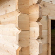 Dundalk CT Georgian 6 Person Outdoor Sauna with Porch - Sauna Heater Supply