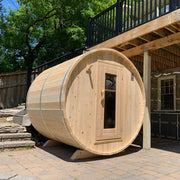 Dundalk CT Harmony 4 Person Barrel Sauna - Sauna Heater Supply