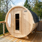 Dundalk CT Harmony 4 Person Barrel Sauna - Sauna Heater Supply