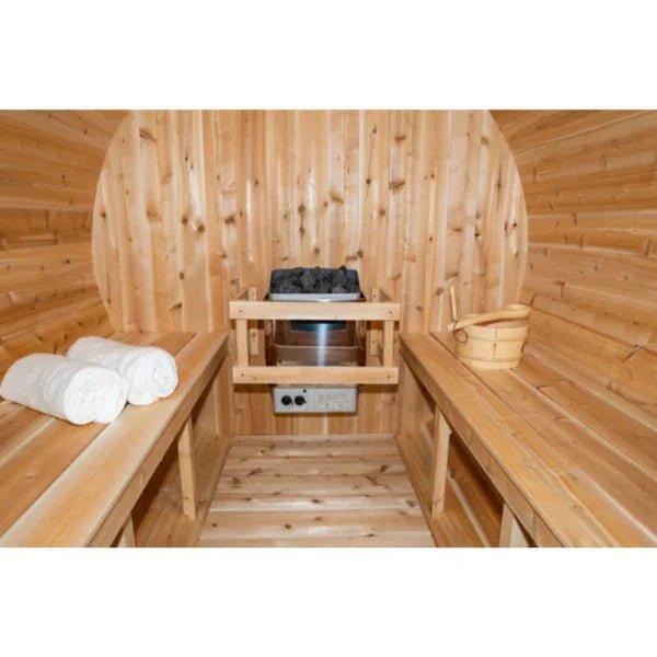 Dundalk CT Harmony 4 Person Barrel Sauna - Sauna Heater Supply