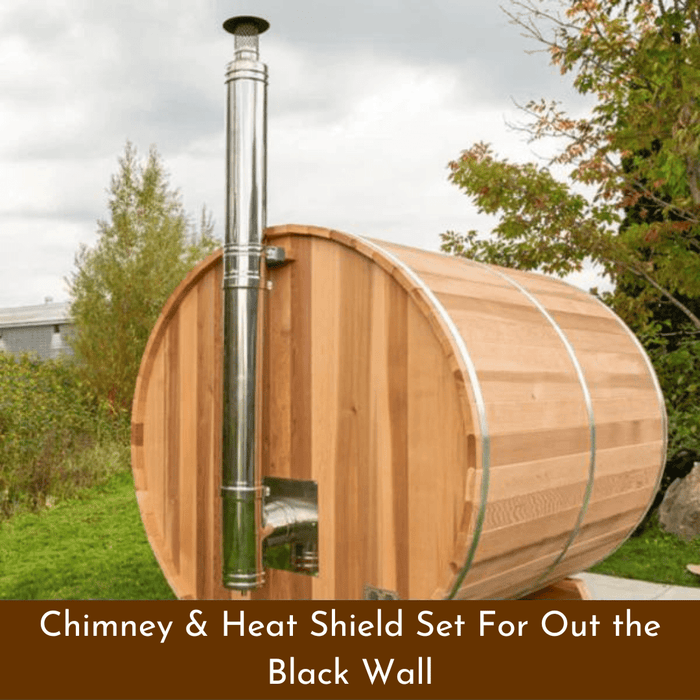 Dundalk CT Harmony 4 Person Barrel Sauna - Sauna Heater Supply
