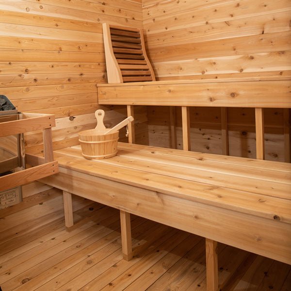 Dundalk CT Luna 4 Person Barrel Sauna - Sauna Heater Supply