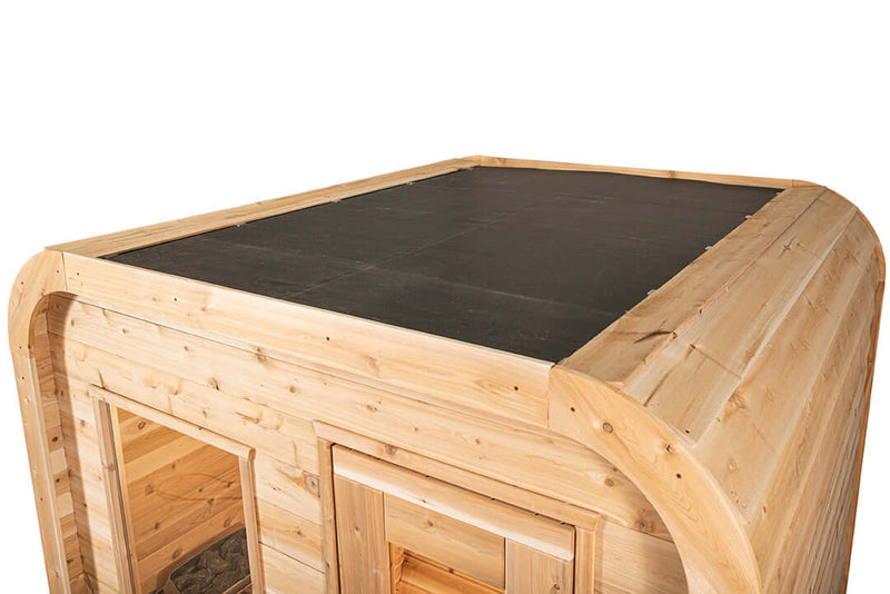 Dundalk CT Luna 4 Person Barrel Sauna - Sauna Heater Supply
