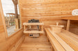 Dundalk CT Luna 4 Person Barrel Sauna - Sauna Heater Supply