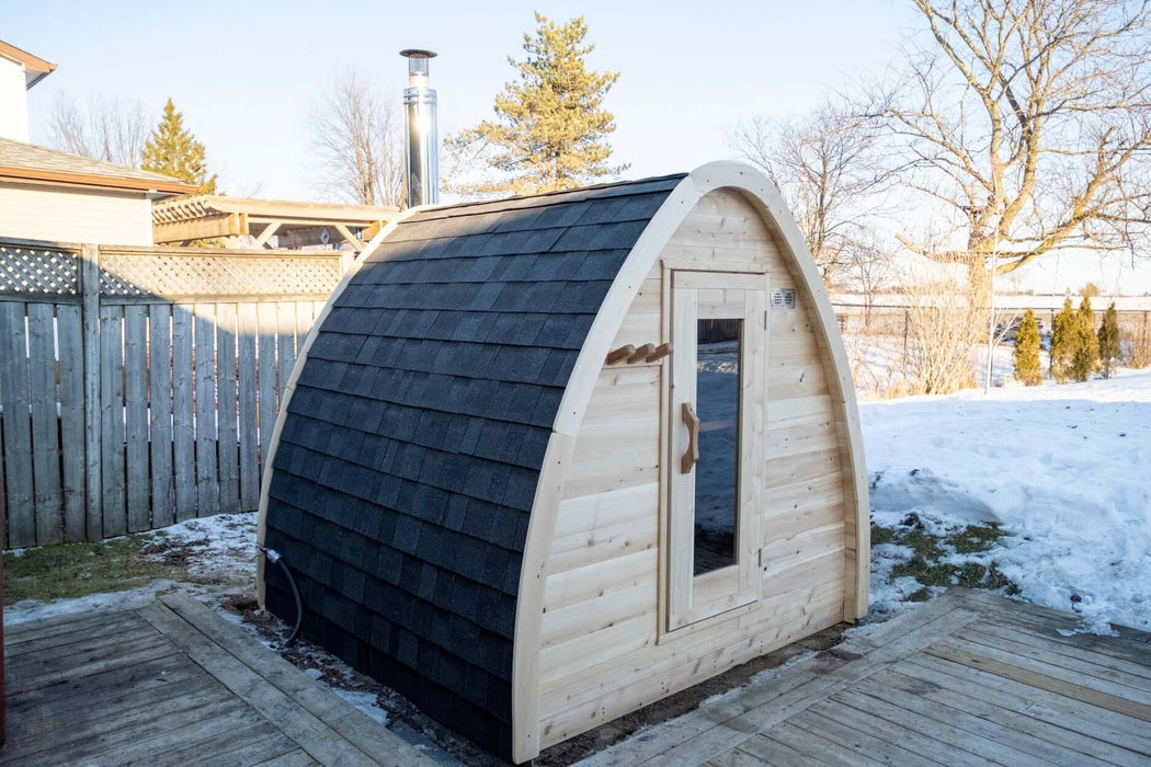 Dundalk CT Mini POD 4 Person Outdoor Sauna - Sauna Heater Supply