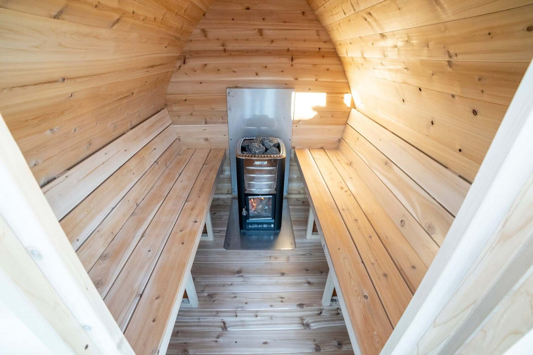 Dundalk CT Mini POD 4 Person Outdoor Sauna - Sauna Heater Supply
