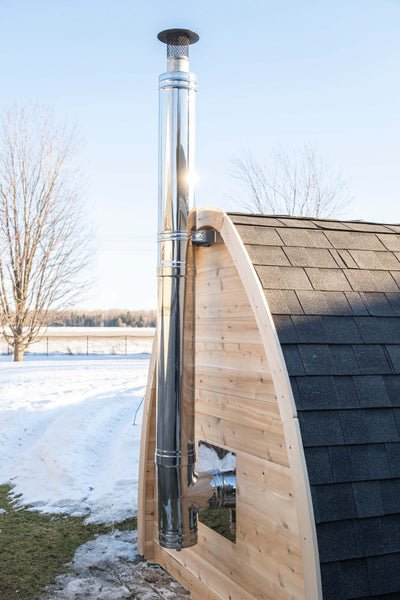 Dundalk CT Mini POD 4 Person Outdoor Sauna - Sauna Heater Supply