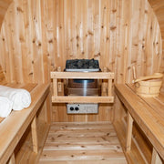 Dundalk CT Serenity 6 Person Barrel Sauna - Sauna Heater Supply
