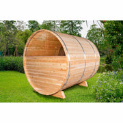 Dundalk CT Tranquility 6 Person Barrel Sauna - Sauna Heater Supply