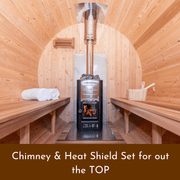 Dundalk CT Tranquility 6 Person Barrel Sauna - Sauna Heater Supply