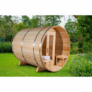 Dundalk CT Tranquility 6 Person Barrel Sauna - Sauna Heater Supply