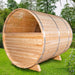 Dundalk LeisureCraft Canadian Timber Serenity MP Barrel Sauna - Sauna Heater Supply