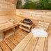 Dundalk LeisureCraft Canadian Timber Serenity MP Barrel Sauna - Sauna Heater Supply