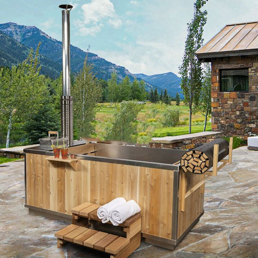 Dundalk LeisureCraft The Starlight Wood Burning Hot Tub - Sauna Heater Supply