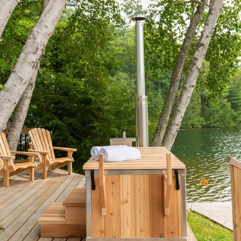 Dundalk LeisureCraft The Starlight Wood Burning Hot Tub - Sauna Heater Supply