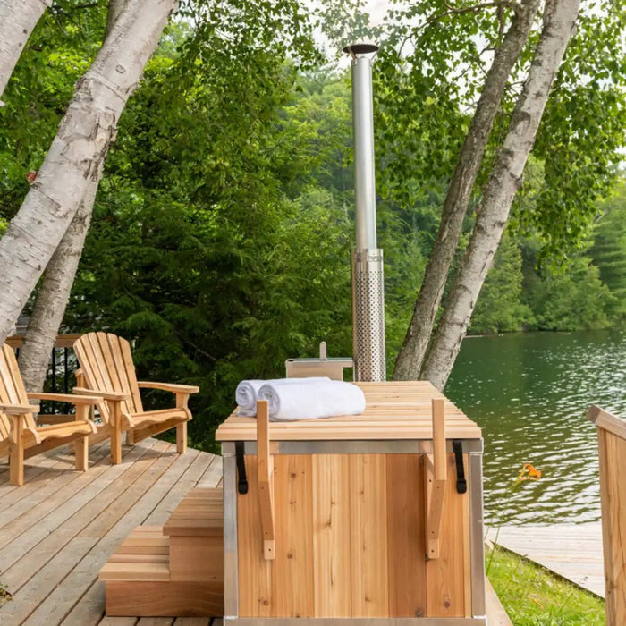 Dundalk LeisureCraft The Starlight Wood Burning Hot Tub - Sauna Heater Supply