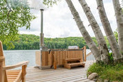 Dundalk LeisureCraft The Starlight Wood Burning Hot Tub - Sauna Heater Supply