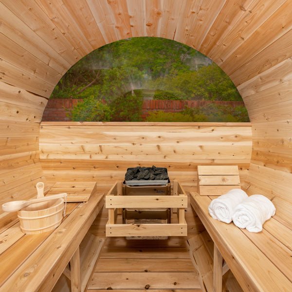 Dundalk LeisureCraft Tranquility MP Barrel Sauna - Sauna Heater Supply