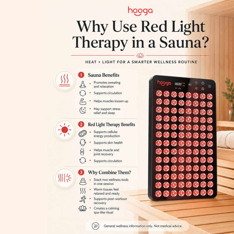 Ember Red Light Therapy Panel for Sauna