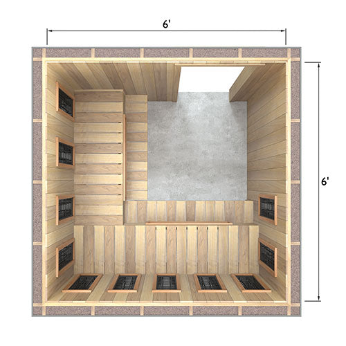 Finnmark Spectrum Plus™ 6' x 6'L Infrared Heater Panel Kit