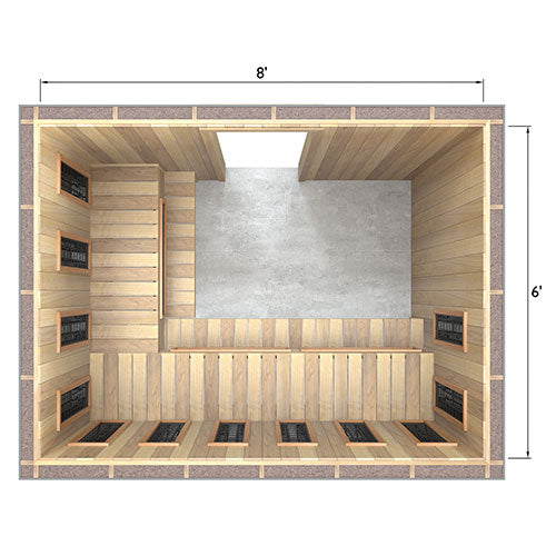 Finnmark Spectrum Plus™ 6' x 8' Infrared Heater Panel Kit